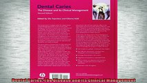 READ book  Dental Caries The Disease and Its Clinical Management  FREE BOOOK ONLINE