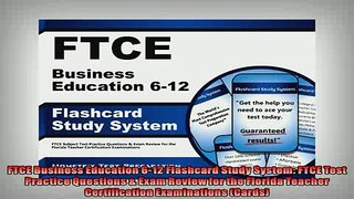 EBOOK ONLINE  FTCE Business Education 612 Flashcard Study System FTCE Test Practice Questions  Exam  BOOK ONLINE