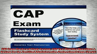 READ book  CAP Exam Flashcard Study System CAP Test Practice Questions  Review for the Certified  FREE BOOOK ONLINE