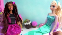 Barbie Endless Curls Doll Hair Style Disney Frozen Queen Elsa Fun Playing Playset Cookieswirlc