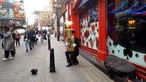 Buskers In London Want Your Money So Much That They're Now Playing With Fire