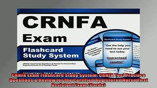 Free PDF Downlaod  CRNFA Exam Flashcard Study System CRNFA Test Practice Questions  Review for the  FREE BOOOK ONLINE