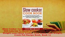 PDF  Slow Cooker Cook Book 50 Delicious Recipes Under 500 Calories To Boost Energy Levels And PDF Book Free