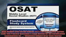 READ book  OSAT Middle Level Social Studies 027 Flashcard Study System CEOE Test Practice  FREE BOOOK ONLINE