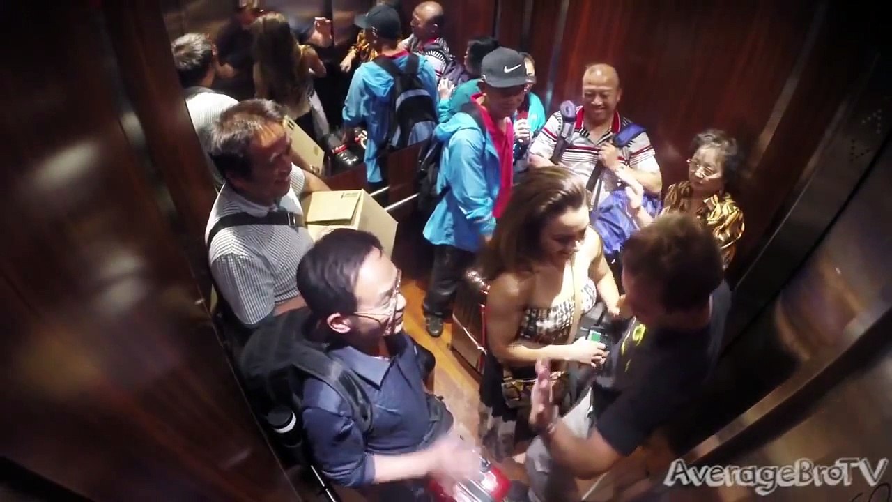 Hot Girl Makeout In Elevator! GONE WILD   Kissing Prank Elevator Edition