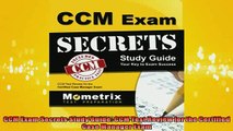 FREE DOWNLOAD  CCM Exam Secrets Study Guide CCM Test Review for the Certified Case Manager Exam  FREE BOOOK ONLINE