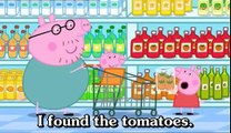 Learn english through cartoon | Peppa Pig with english subtitles | Episode 72: Shopping