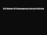 [PDF] CLC Volume 93 Contemporary Literary Criticism [Download] Online