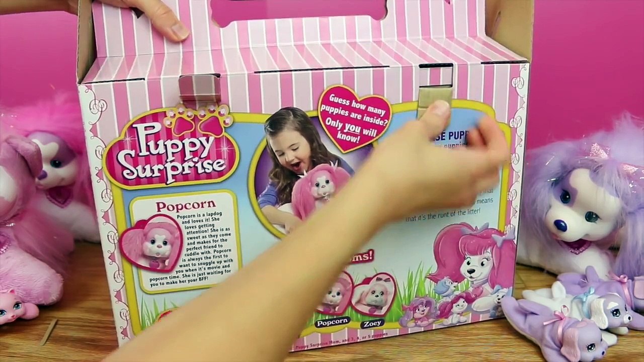 Puppy Surprise DisneyCarToys New 2014 Christmas Toys BIG Video & Kitty Surprise Stuffed Animals