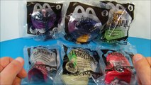 2012 HOTEL TRANSYLVANIA SET OF 6 McDONALDS HAPPY MEAL MOVIE TOYS VIDEO REVIEW