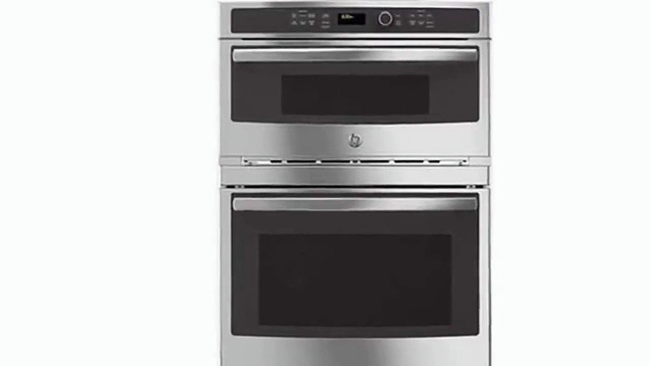 GE PT7800SHSS Profile 30"" Stainless Steel Electric Combination Wall Oven - Convection