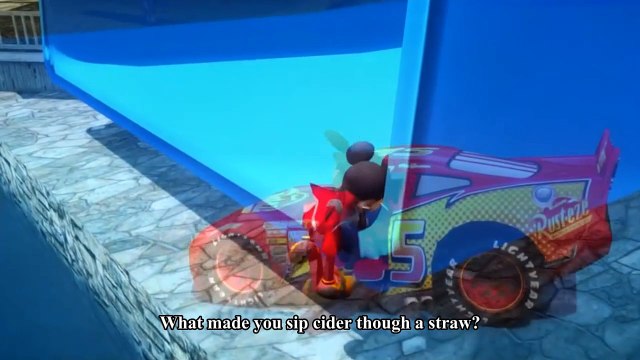 Spiderman Songs Nursery ♪ Sipping Cider Through a Straw ♪ McQueen Cars and Mickey Mouse