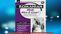 FREE PDF  Romanian Made Nice  Easy Language Learning READ ONLINE