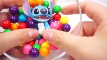 Learn Colors Clay Slime Bubble Gum Surprise Toys Peppa Pig Diseny Minions Sponge Bob