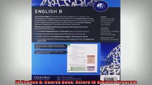 FREE DOWNLOAD  IB English B Course Book Oxford IB Diploma Program  DOWNLOAD ONLINE