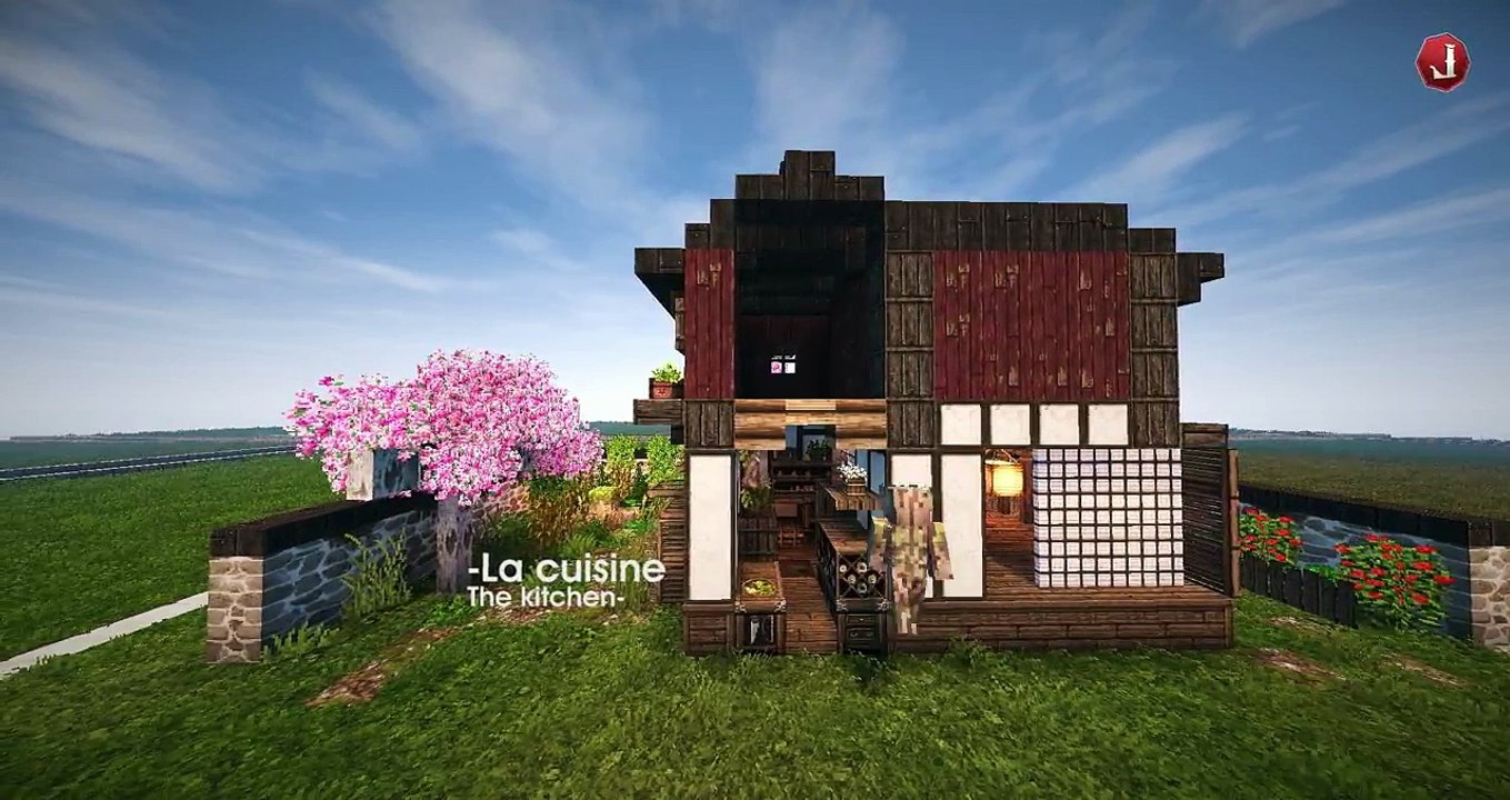 Minecraft Tutorial [FR] | How to build an interior of a Japanese House [N°5]