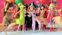 Frozen Elsa and Annas Fancy Dress Party - Frozen Videos, Disney Princesses - Frozen Dolls Movie NEW