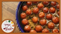 Gulab Jamun with Sugar Syrup | Easy Homemade Indian Sweet / Dessert | Recipe by Archana in Marathi