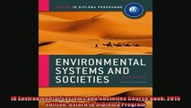 EBOOK ONLINE  IB Environmental Systems and Societies Course Book 2015 edition Oxford IB Diploma READ ONLINE