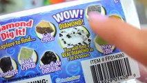 Surprise Dig It Digging For Diamond & Gold with My Little Pony Rarity - Cookie Swirl C Video