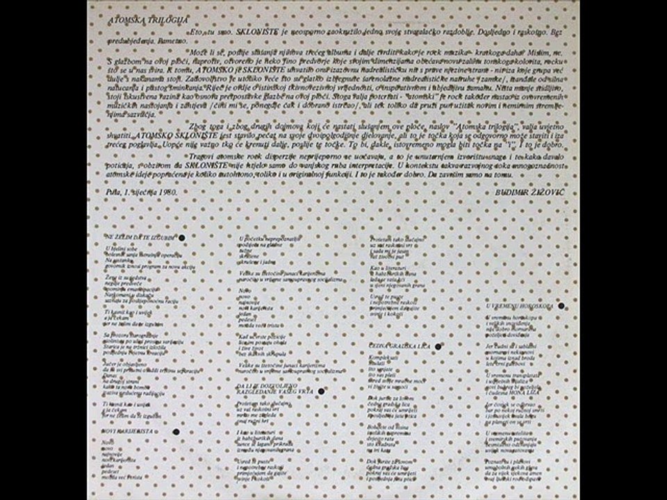 GAZI OPET ČIZMA - ATOMSKO SKLONIŠTE (1980)