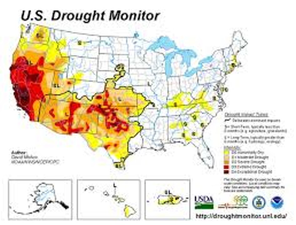 Drought California USA 2016 Deadly Event Is Occurring Simultaneously Worldwide—Many Lives At Stake 2016