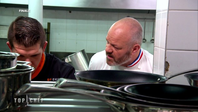 Eh t'as eu peur hein , découvrez pourquoi Kevin a eu peur de Philippe Etchebest dans la grande finale de Top Chef, lundi à 20:55 sur M6