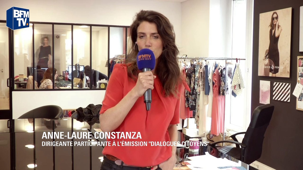 "Dialogues citoyens": "Il ne faut pas nous freiner", martèle l'entrepreneuse à Hollande