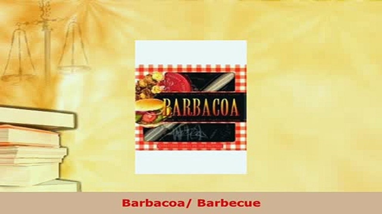 PDF  Barbacoa Barbecue Ebook