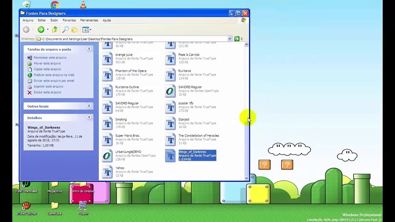 HC jou tutoriais - Como Instalar Fontes 2016 (Letras) no PC windows XP e windows  7