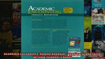 READ book  Academic Encounters Human Behavior Reading Study Skills Writing Students Book  FREE BOOOK ONLINE