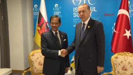 Cumhurbaşkanı Erdoğan, Brunei Sultanı ile Görüştü