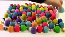 Play Doh Oyun Hamuru 100 Sürpriz Yumurta Oyuncak Açımı