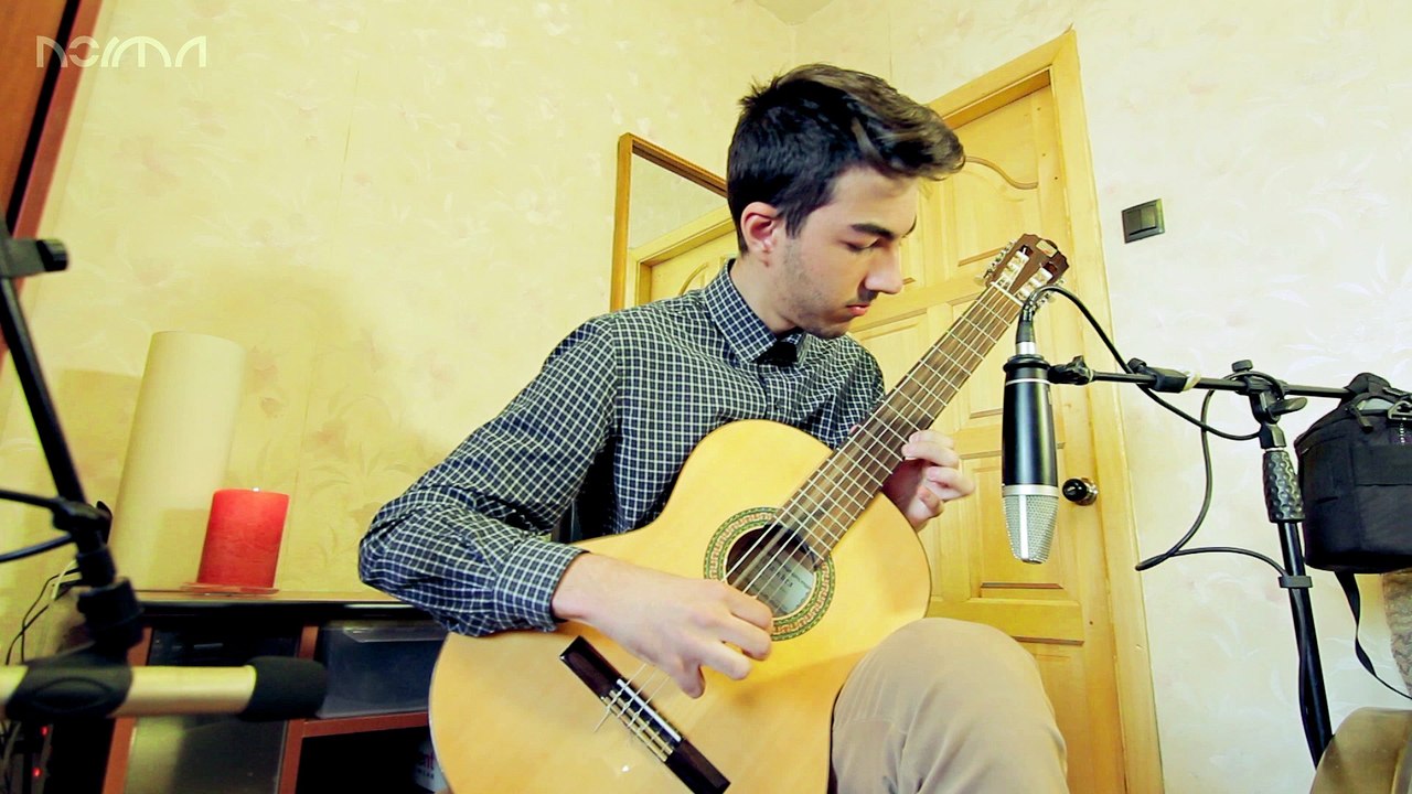 Ф Таррега Арабское Каприччио Максим Лабжания уроки гитары в Харькове