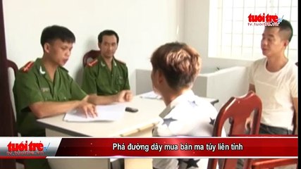 Phá đường dây mua bán ma túy liên tỉnh