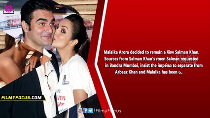 Arbaaz Khan And Malaika Arora postpone their divorce plans -Filmyfocus.com