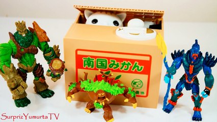 Para Saklayan Kedi Kumbarası - Gormiti Oyuncakları Kutu Görünümlü İlginç Bozuk Para Kumbarası