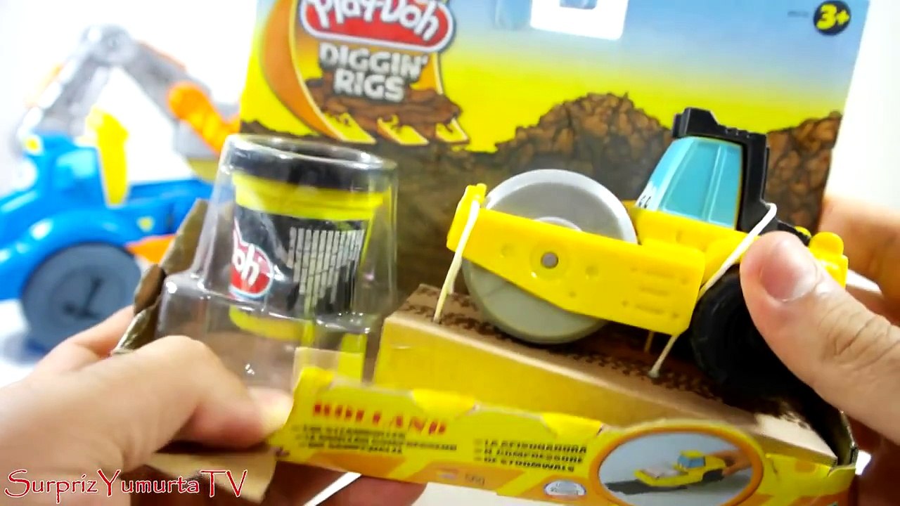 Play Doh Diggin Rigs Rolland Oyun Hamuru Silindir İş Makinesi Oyuncak Oyun Seti #6