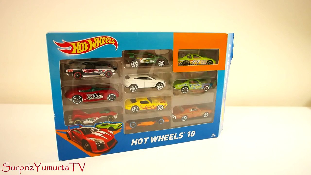 Hot Wheels 10lu Oyuncak Araba Seti - Hotwheels Oyuncak Arabaları izle -  SurprizYumurtaTV - Dailymotion Video