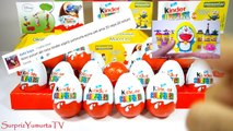 21 Kinder Yumurta Açma - Kinder Surprise Minyonlar Sürpriz Yumurta Oyuncak Açımı izle Türkçe Minions
