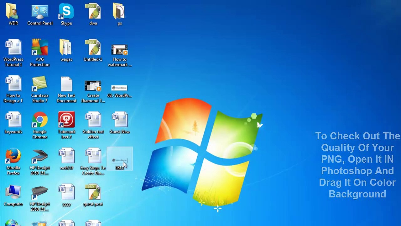 How To Make A Transparent Png Quick Video Tutorial
