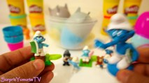 Dev Yumurta Şirine ve Şirin Baba Dev Sürpriz Yumurtası - Play Doh Şirinler Oyun Hamuru Oyuncak #16