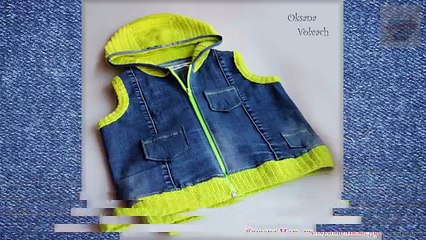 Переделка джинсов. Мастер-класс. Recycled denims. Tutorial