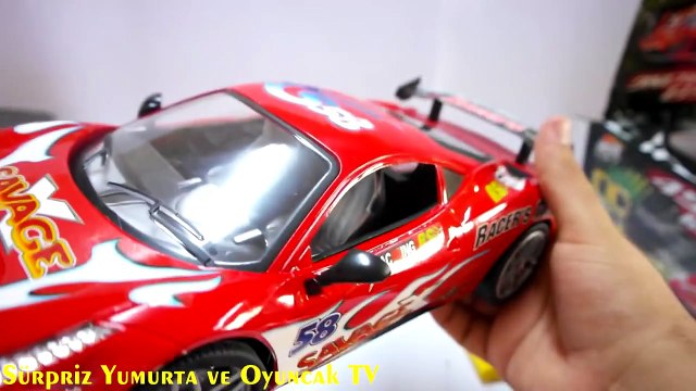 Kumandalı Kırmızı Oyuncak Yarış Arabası #03 Remote Control Red Speed Race Car Toys
