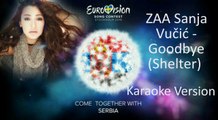 ZAA Sanja Vučić - Goodbye (Shelter) (Karaoke Version) Eurovision Serbia 2016