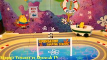 Sünger Bob Kurmalı Kayık Yarışı Oyuncak  Sponge Bob Wind Up Toys Boat Road Race