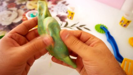 4 Farklı Renk Play Doh Oyun Hamuru Karışımı İle Şekiller Yapıyorum Türkçe  Play Doh Color Mixed