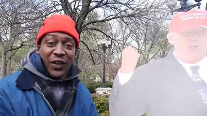 New York City Reacts to Cardboard Donald Trump