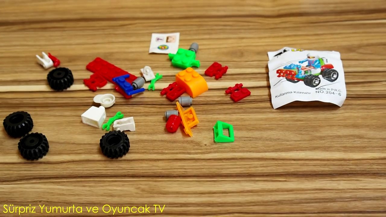 Lego Oyuncak Araba Montajı Animasyonlu  Fake Lego Stop Motion Animation Lego Blok