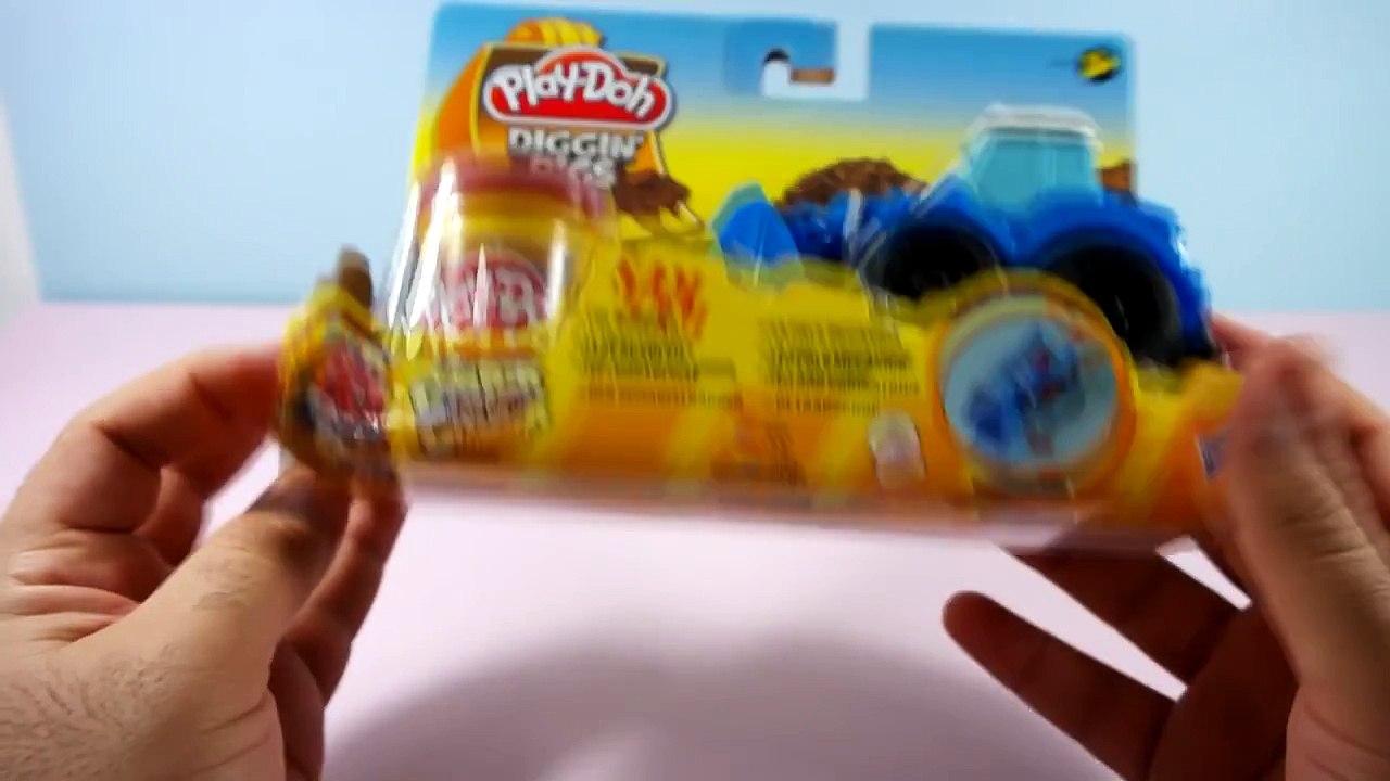 Play-Doh Oyun Hamuru ve Kepçe ile Duvar Yapımı  Tonka Chuck Play-Dough Diggin Rigs Seti